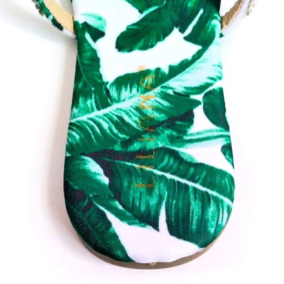 Multi Green Bling Sandal - Picture 5 of 5